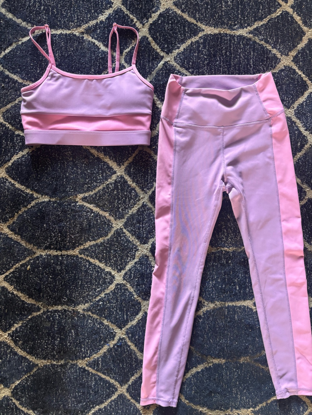 WIL O The Label Lavender Pink Ribbed Top